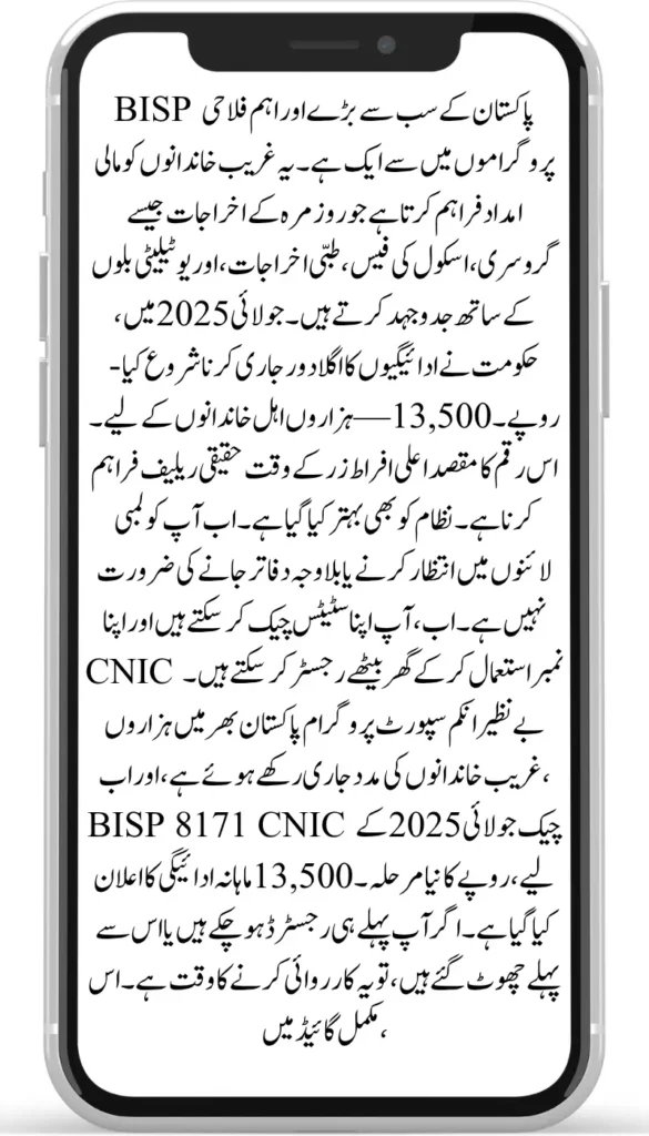 جولائی 2025 میں بی آئی ایس پی 8171 کی فہرست چیک کرنے کا مکمل طریقہ