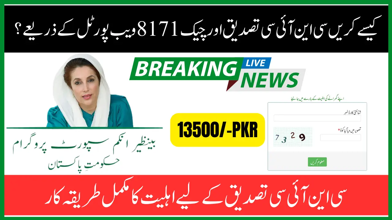 8171 Web Portal CNIC Confirmation & Payment Tracking – Easy Steps