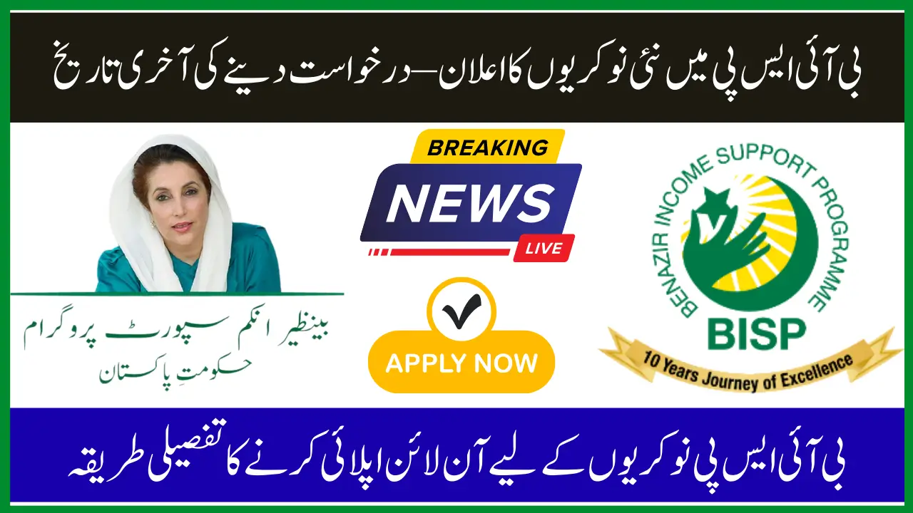 Latest BISP Job Vacancies 2025 – Apply Online Now Before Deadline