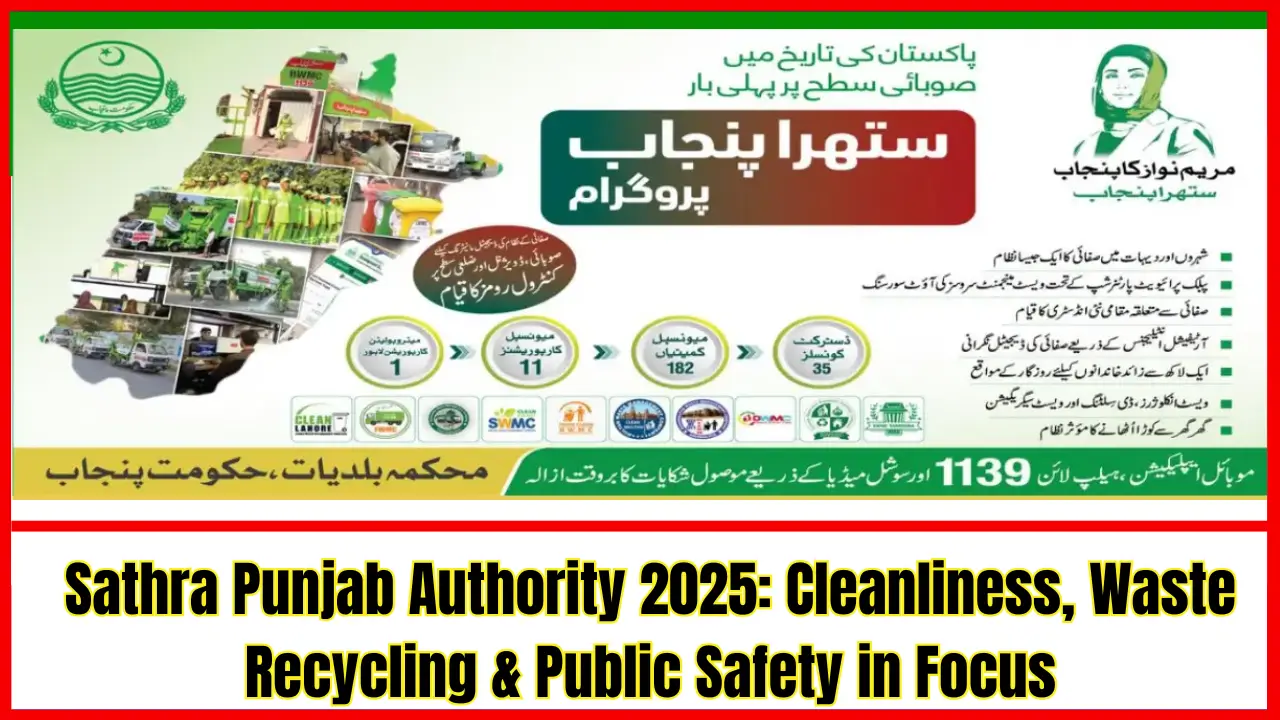 Sathra Punjab Authority 2025: Cleanliness, Waste Recycling & Public Safety in Focus