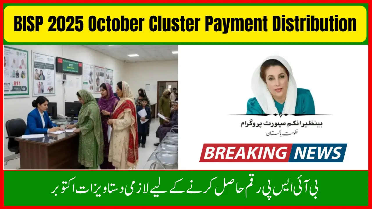 BISP 2025 October Cluster Payment Distribution – Complete Eligibility Guide