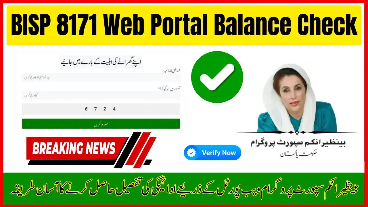 BISP 8171 Web Portal Balance Check – How to Verify Your Payment Online